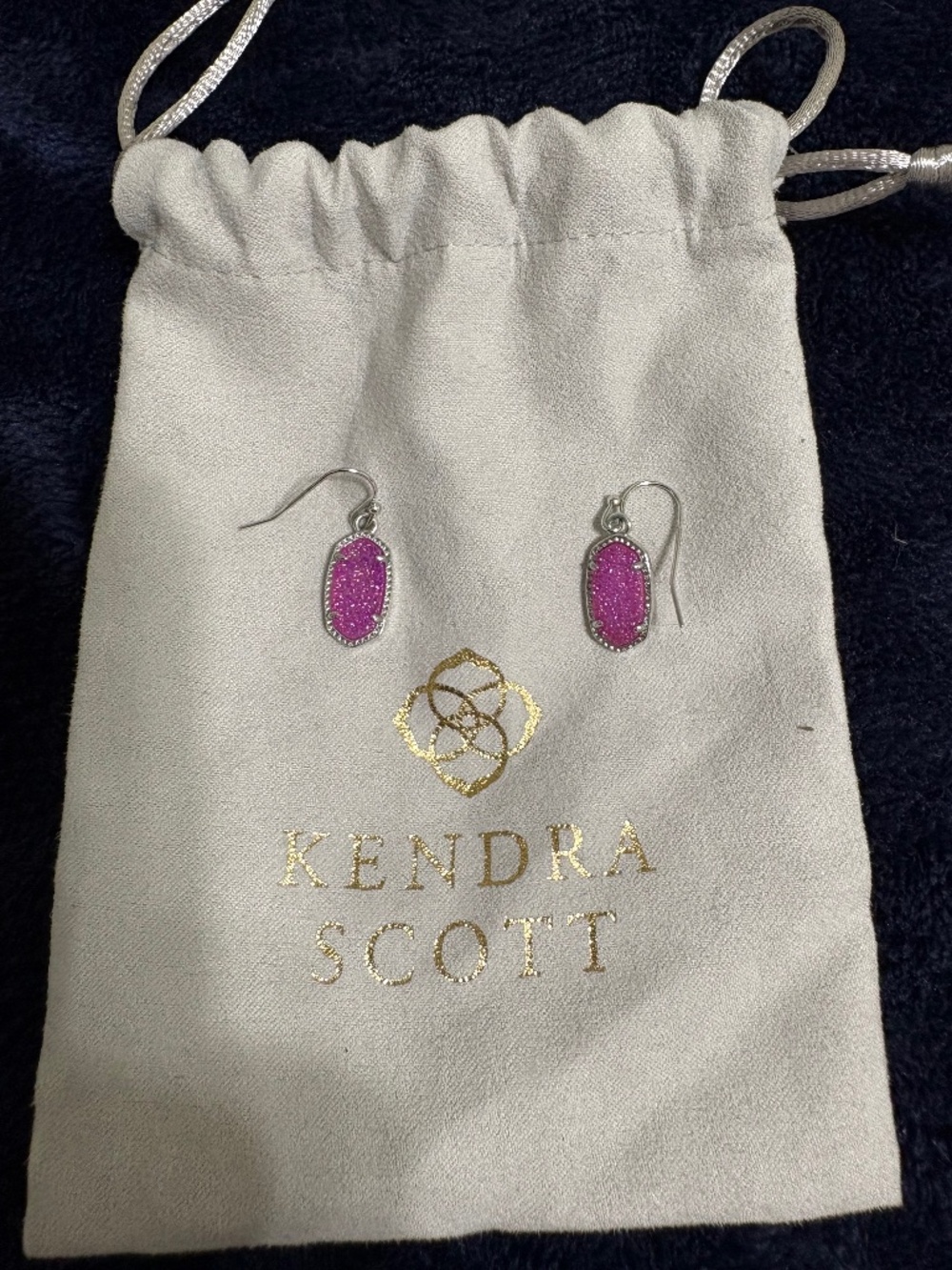 Kendra Scott Silver Drop Earrings